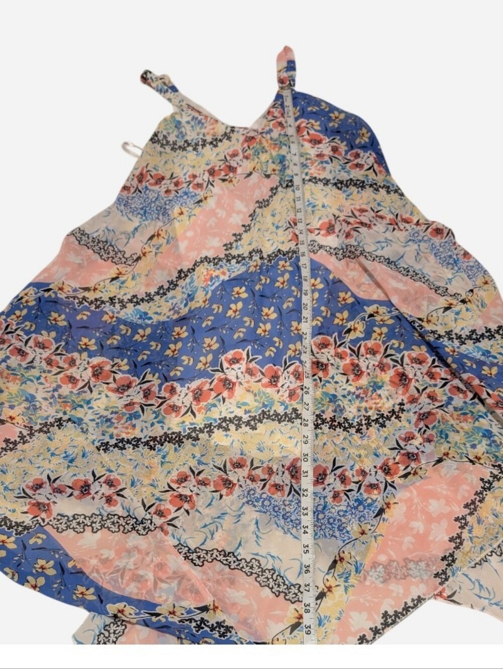 Floral Patchwork Maxi Dress - Picture 11 of 15